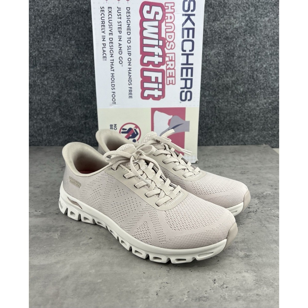 Skechers Women's Slip On Hands Free Swift Fit Sneakers Size 8 Tan Worn Once